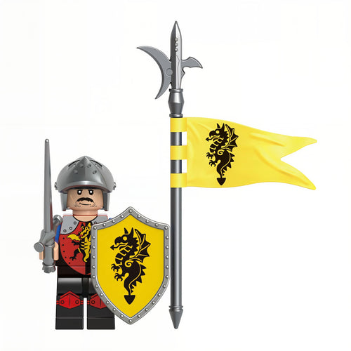 Dragon Knight Yellow Heraldic - Brick Bros