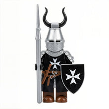 Black Horned Hospitaller Knight - Brick Bros