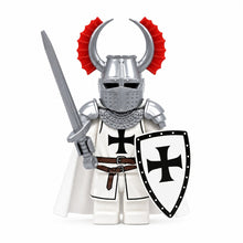 White Red-Plumed Teutonic Knight - Brick Bros