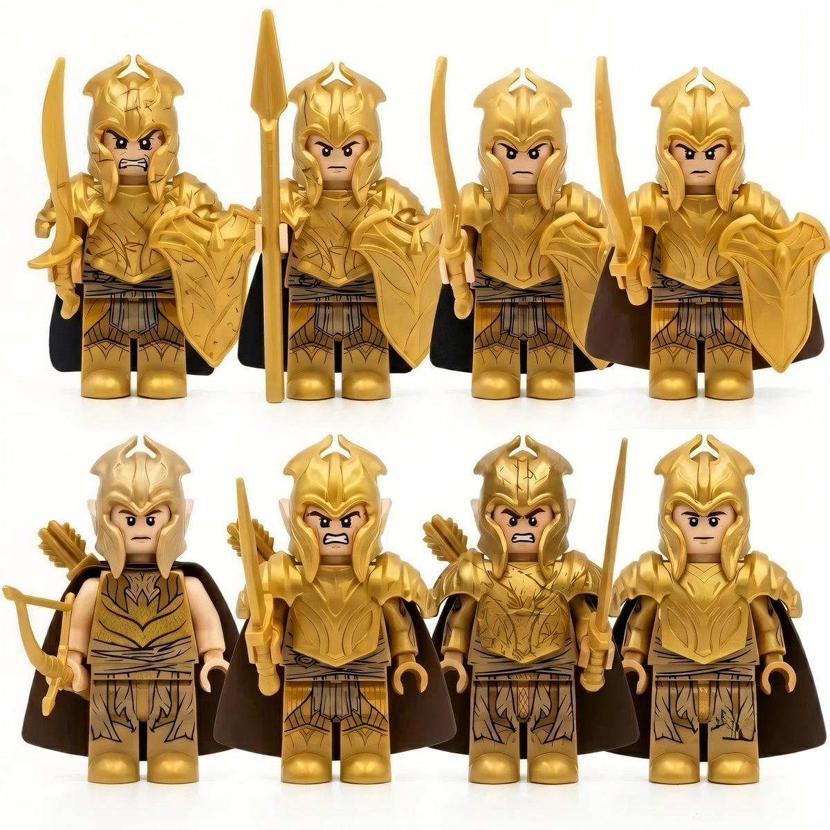 Elven Guard Warrior Collection - Brick Bros