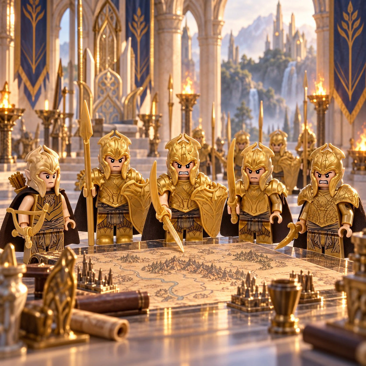 Elven Guard & Warrior Minifigure Collection - Brick BrosKnights