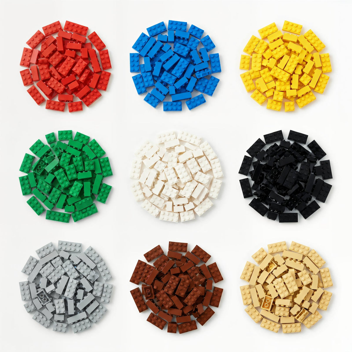 Single-Color Building Bricks Fat - Brick Bros