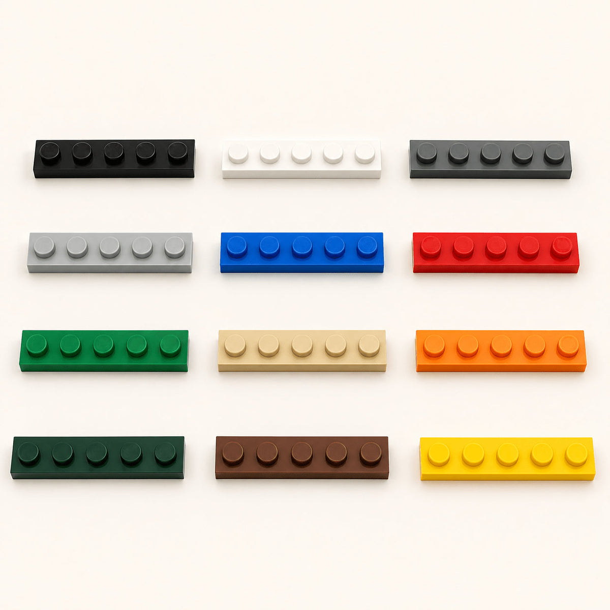 1x6 flat plate color guide