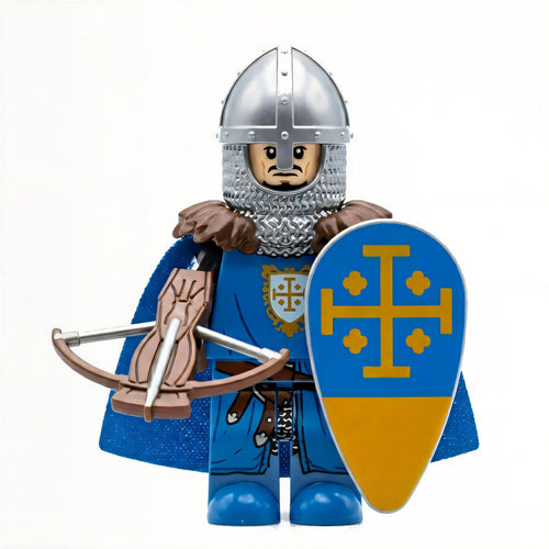 Blue Jerusalem Crusader Crossbowman - Brick Bros