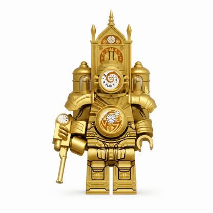 Gold Clock Figure Minifigure - Brick BrosMinifigure