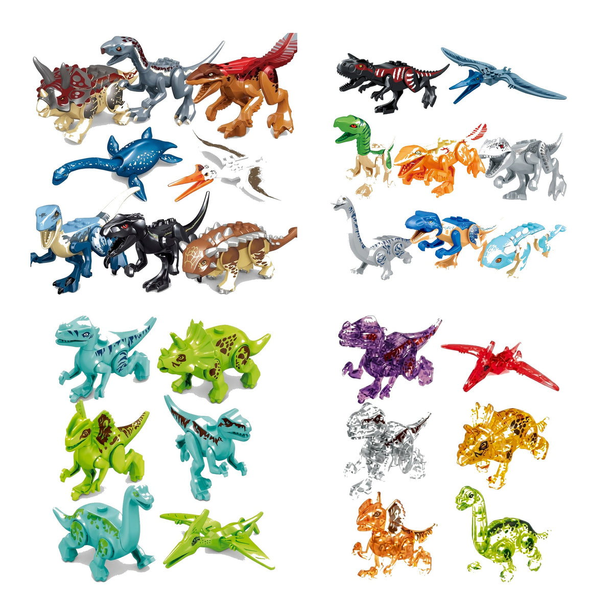 Small Dinosaur Figure Set Collection IV group
