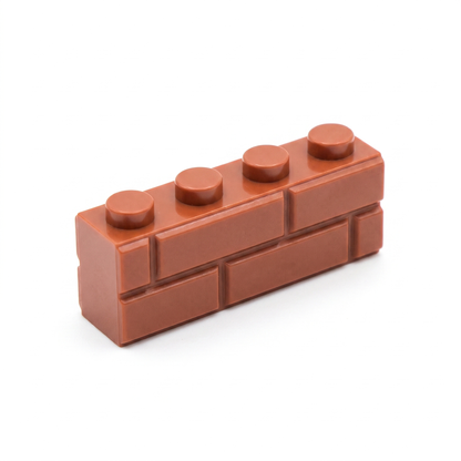Masonry Style 1x4 Straight Brick, brown