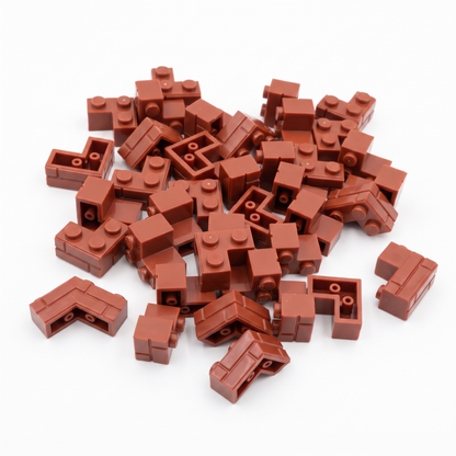 Loose pile of brown Masonry Style Bricks