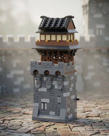 Wall Tower with Tiled-Roof Pavilion - Brick BrosMOC