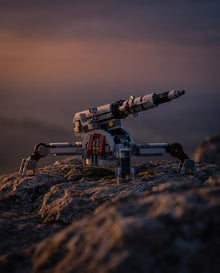 Heavy Tripod Artillery Cannon in an illustrative scene. Scenery and additional props not included.