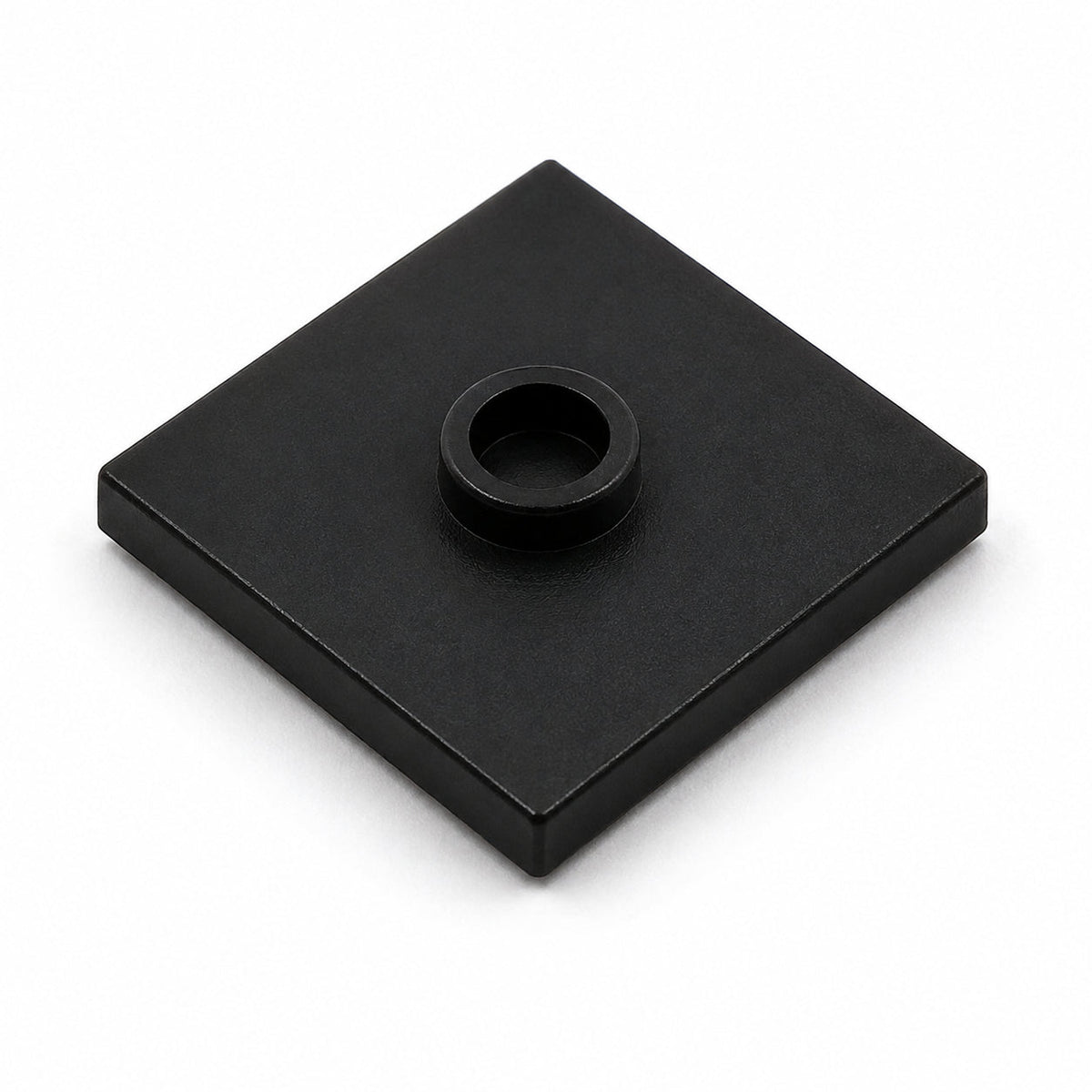 Black 2x2 center-stud jumper plate
