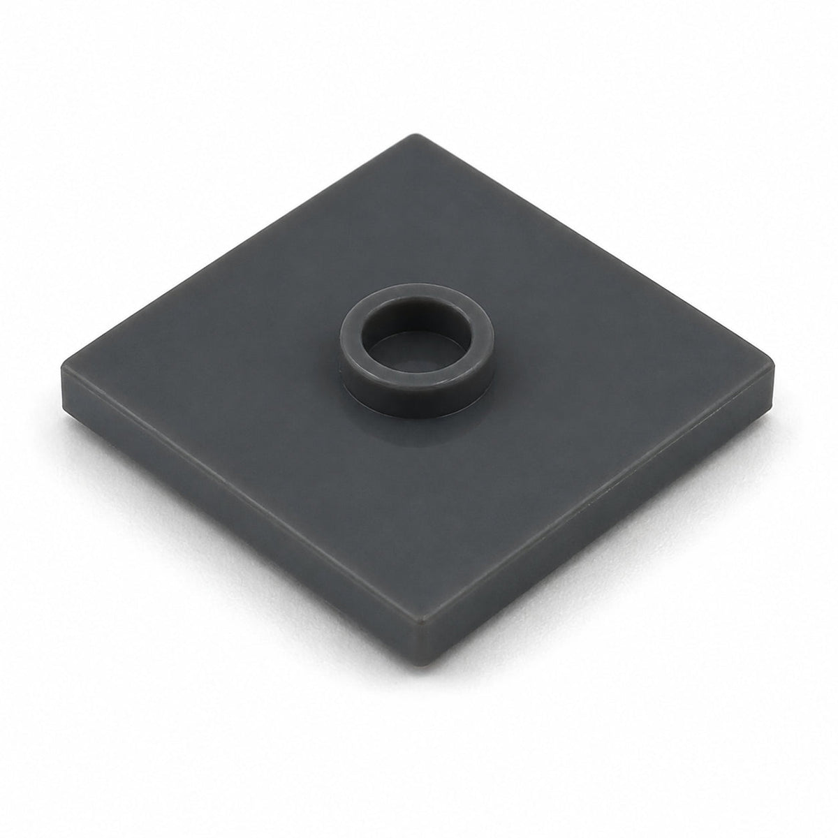 Dark Grey 2x2 center-stud jumper plate