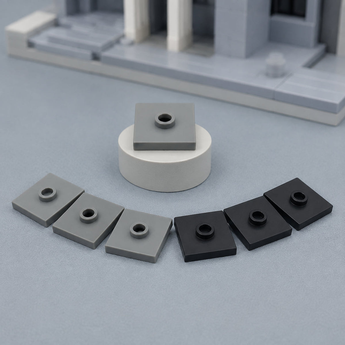 2x2 Center-Stud Jumper Plates build scene