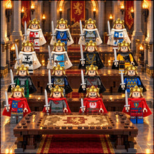 Medieval Kings Minifigure Set, 16 Crowned Rulers - Brick BrosMinifigure
