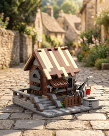 Village House with Well and Paved Yard - Brick BrosMOC