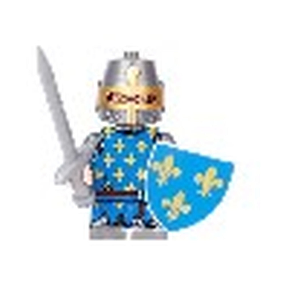 Blue and Gold Heraldic Knight collectible minifigure