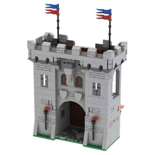 Two-Storey Gatehouse with Banners - Brick Bros