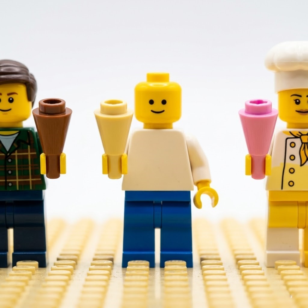 Ice Cream Cone Accessory Minifigure
