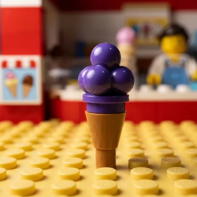BrickBros Ice Cream Scoop Top 4-Pack