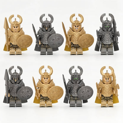 Horned Helmet Norse Army - Brick Bros
