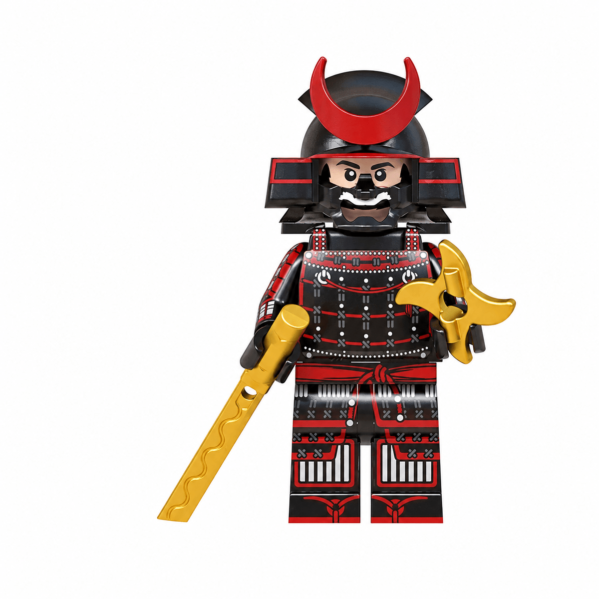 Oni Mask Samurai Minifigure Collection - Brick BrosKnights