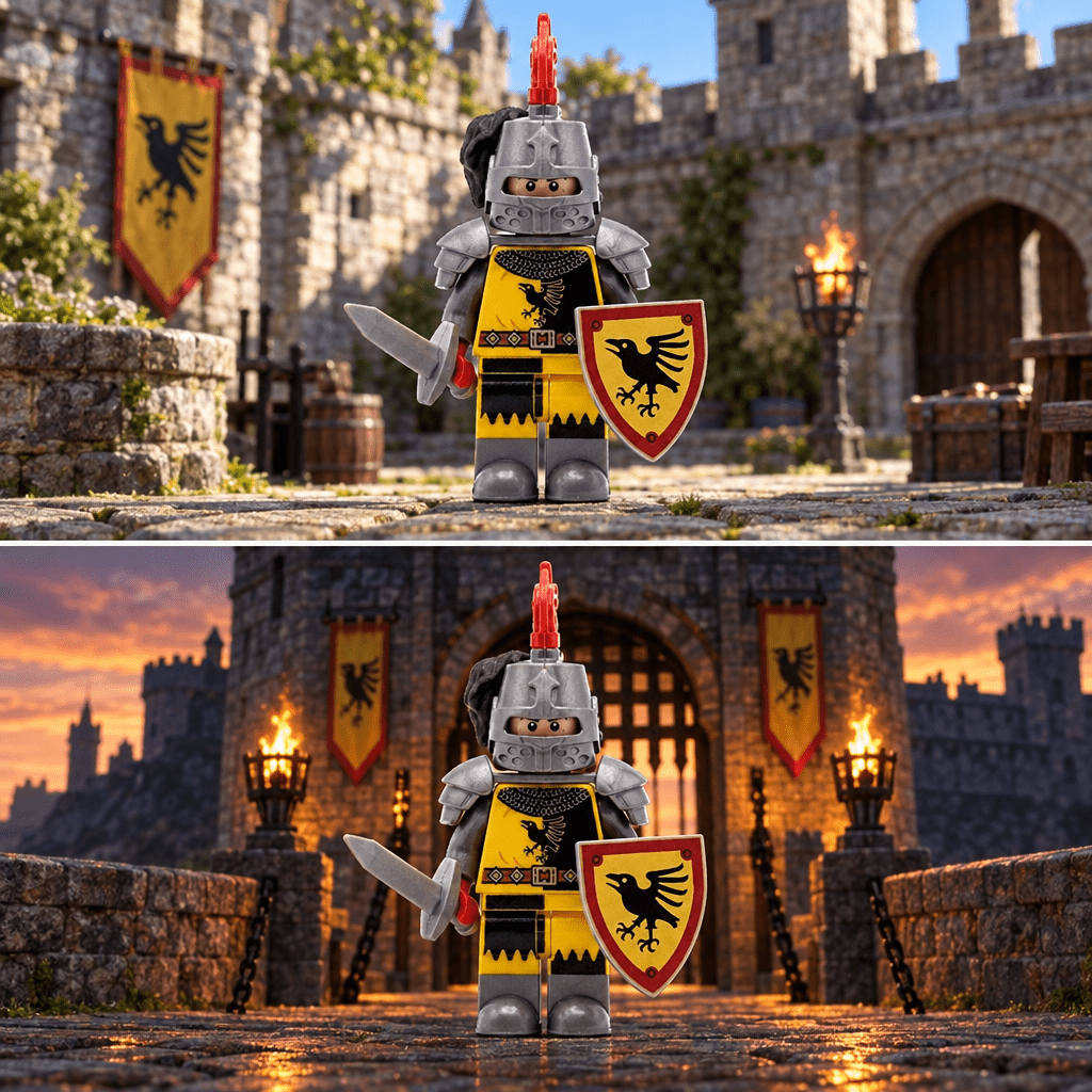 Kingdom Raven Knight Collectible Minifigure - Brick BrosKnights