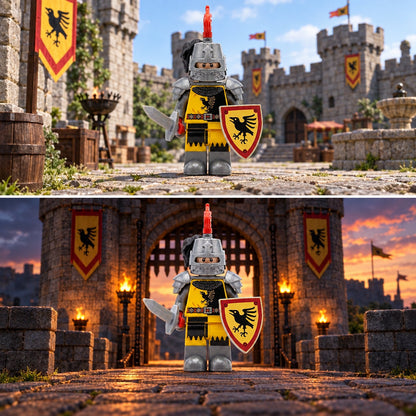 Kingdom Raven Knight Collectible Minifigure