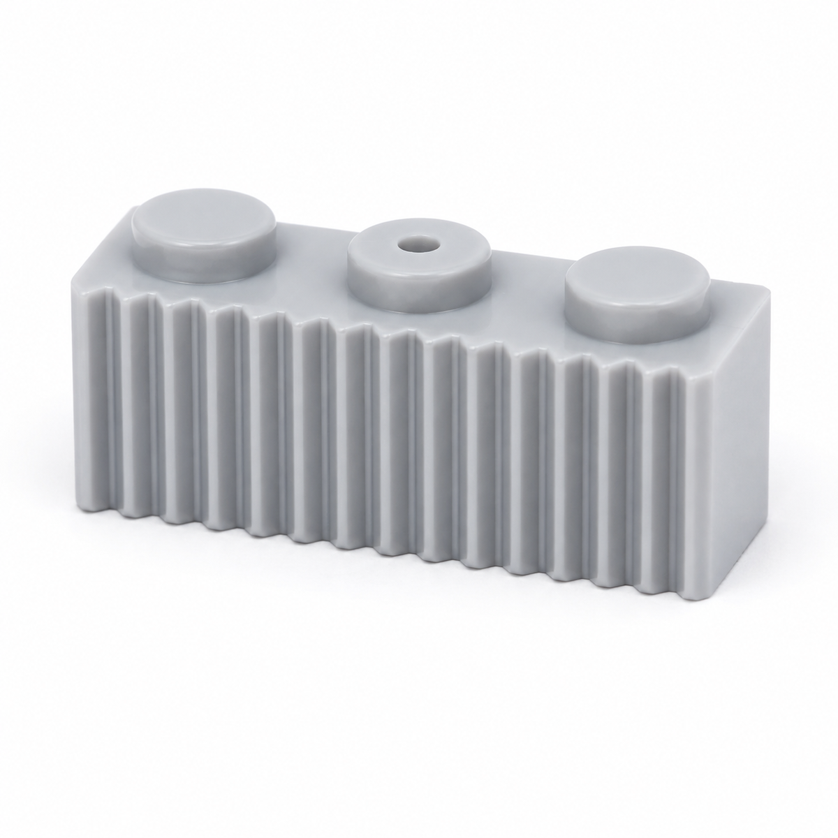 Light Gray 1x3 Ridge brick