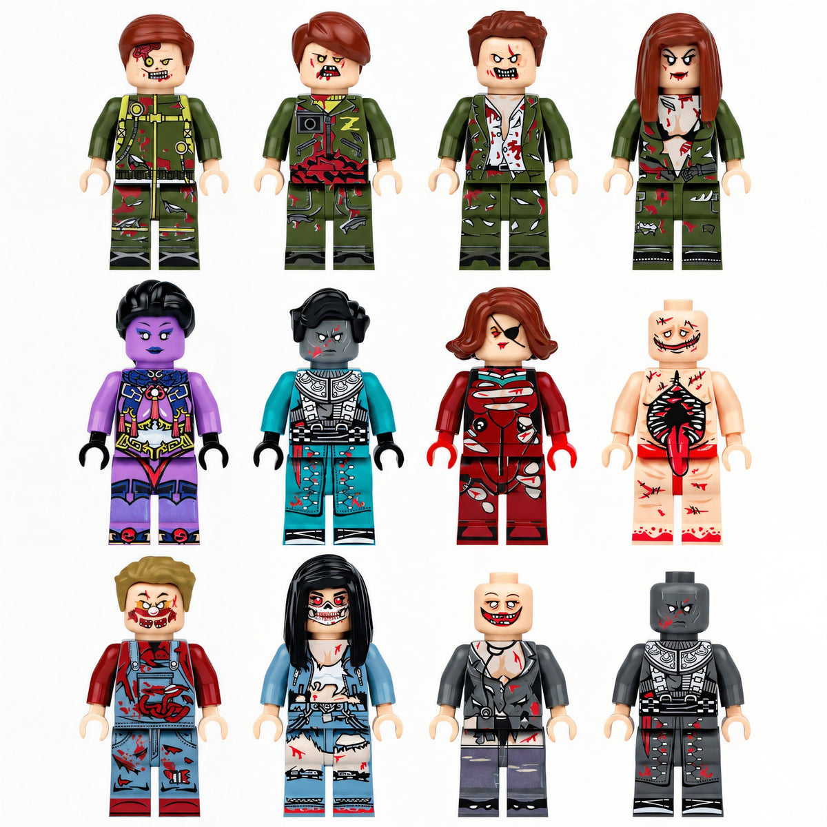 Undead Squad Zombie Set - Brick Bros