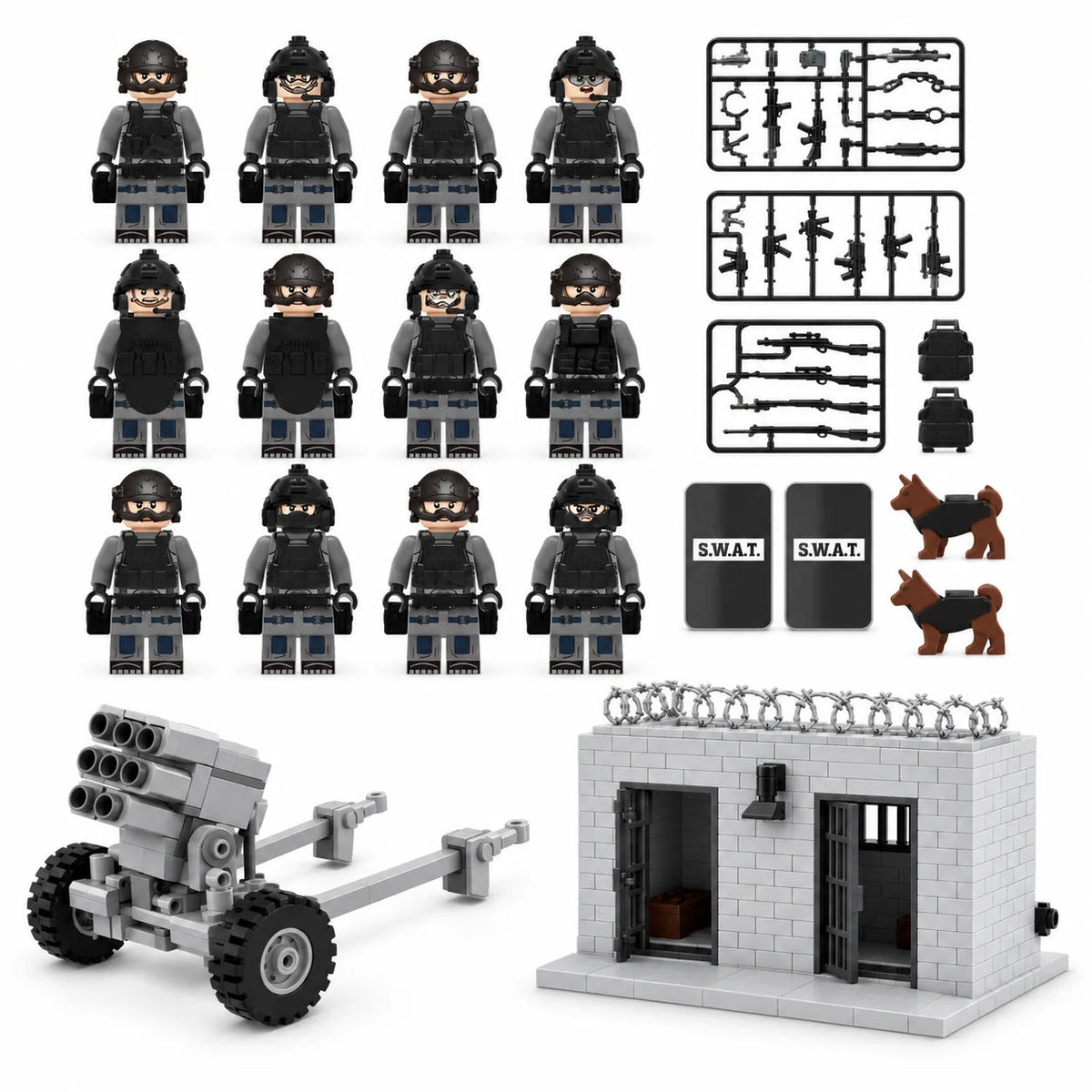 Modern Forces Battlefield Set product view on white