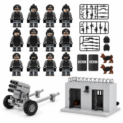 Modern Forces Battlefield Set product view on white