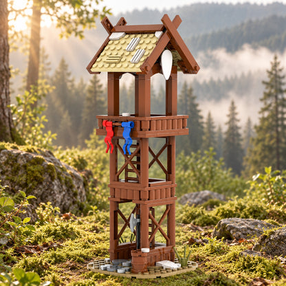 MOC5036 build kit in an illustrative setting. Scenery and additional props not included.