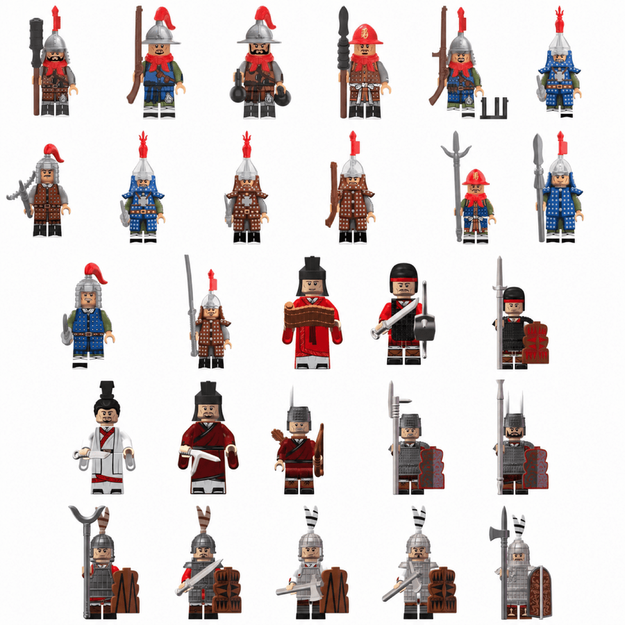 Clash of Empires - Warrior Minifigures - Brick BrosMinifigures