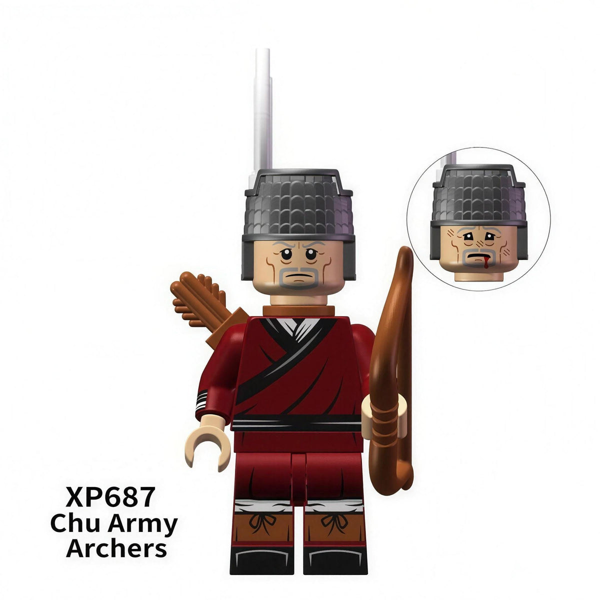Historical warrior minifigure XP687
