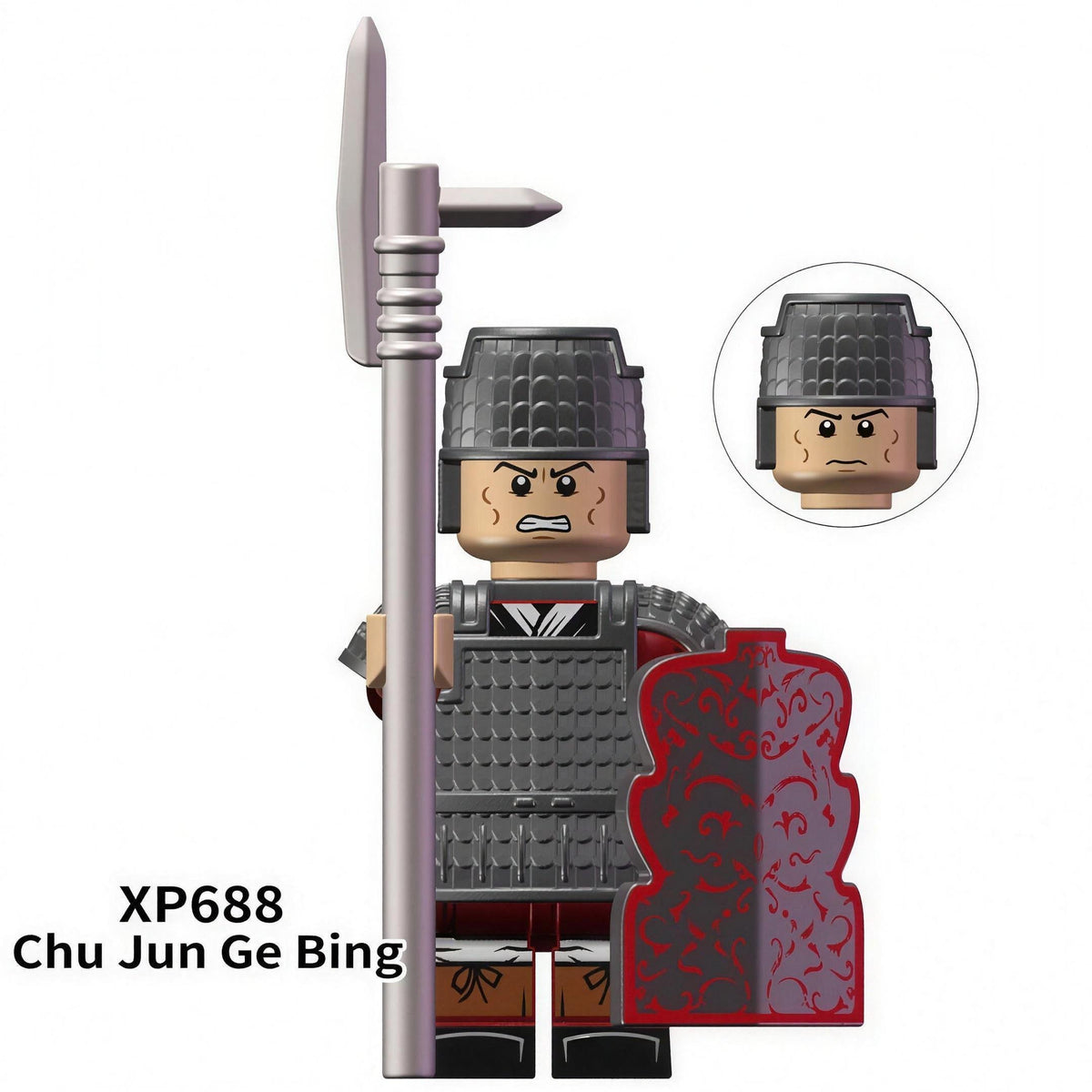 Historical warrior minifigure XP688