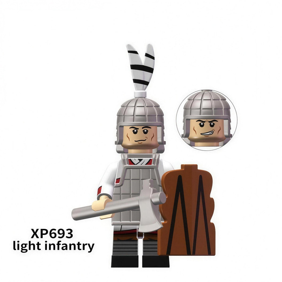 Historical warrior minifigure XP693