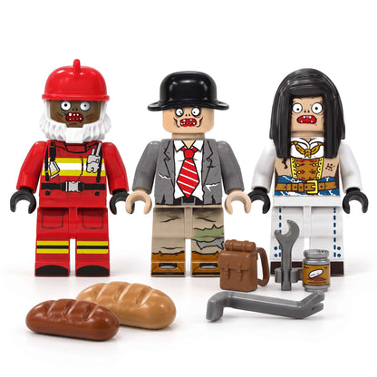Zombie Core Battle Pack, representative three figures on white