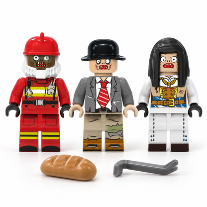 Zombie Town Battle Pack complete contents on white background